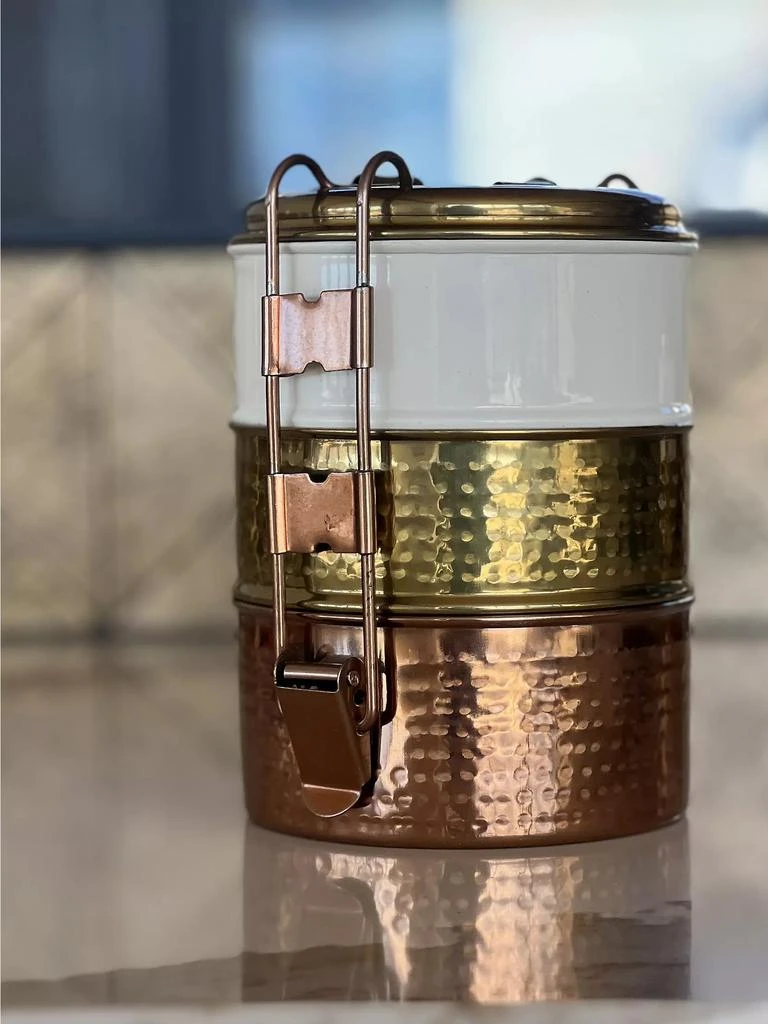 商品Verve Culture|Tiffin Lunch Box - Small 3-Layer,价格¥300,第5张图片详细描述