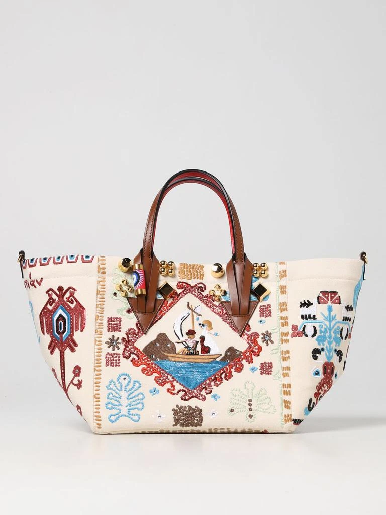 商品Christian Louboutin|Cabas Greekaba x Christian Louboutin canvas bag,价格¥14433,第1张图片