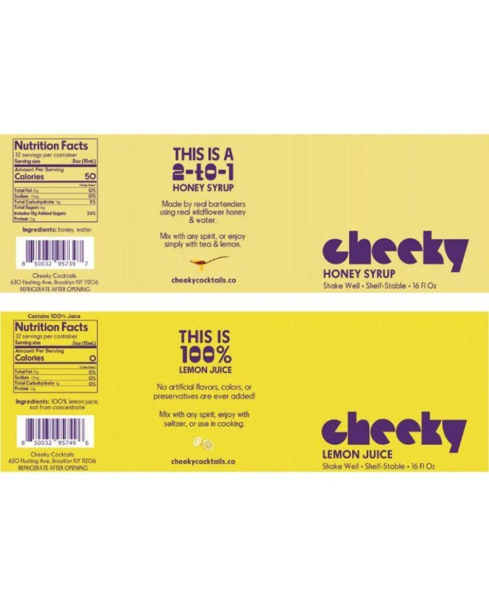 商品Cheeky Cocktails|Gold Rush Set - 16oz,价格¥282,第2张图片详细描述