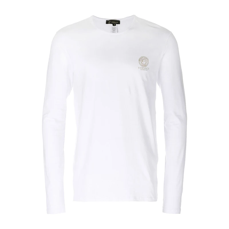 商品Versace|VERSACE 白色男士卫衣/帽衫 AUU01007-AC00059-A001,价格¥500,第1张图片