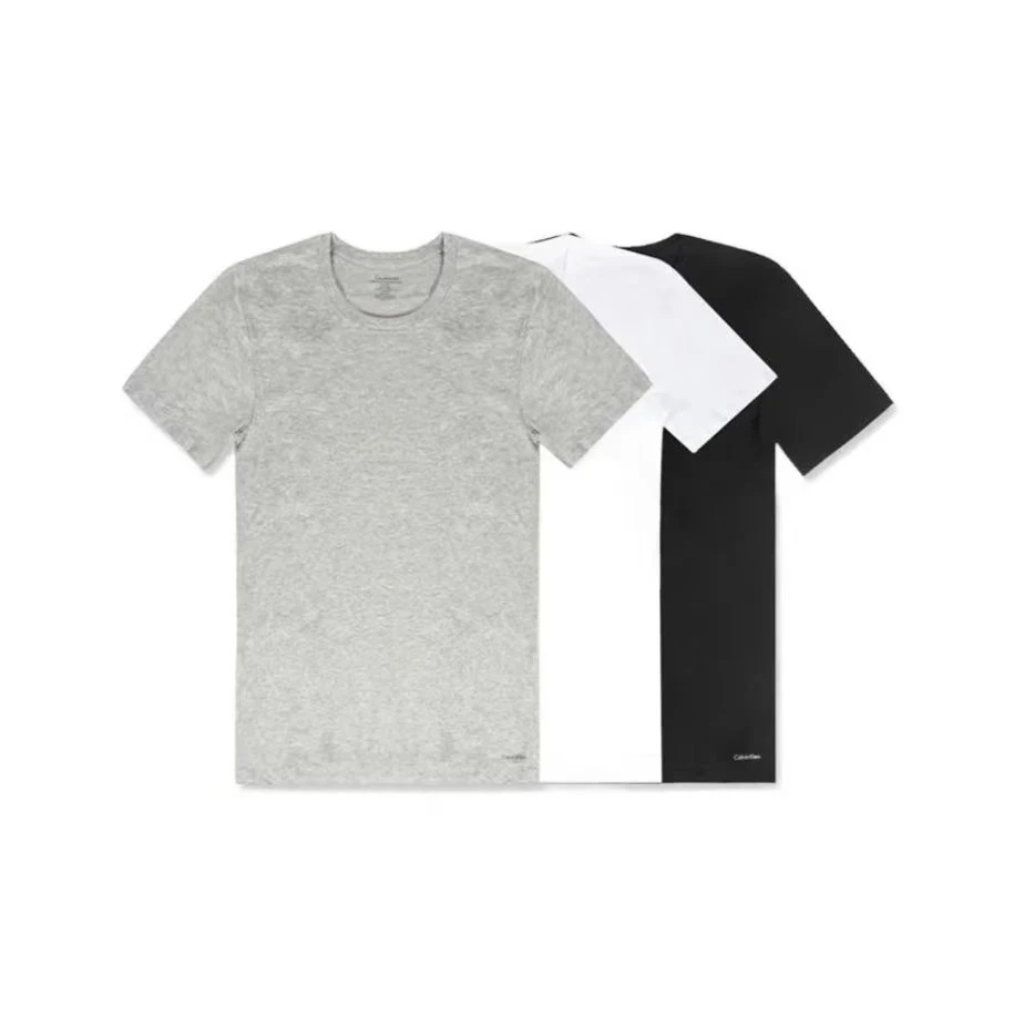 商品[国内直发] Calvin Klein|CALVIN KLEIN CK 3 PACK T-SHIRTS 纯色圆领短袖T恤男款三件装,价格¥313,第1张图片