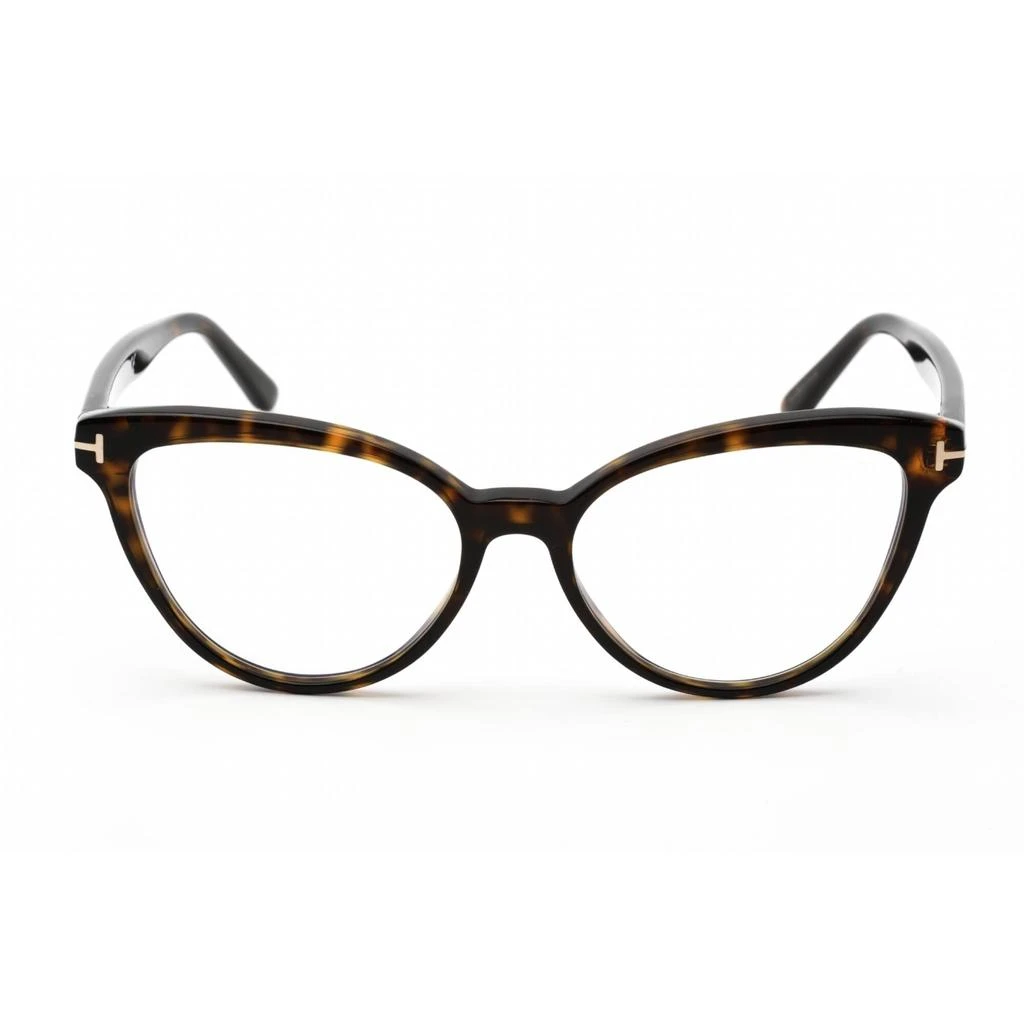 商品Tom Ford|Tom Ford Men's Eyeglasses - Full Rim Cat Eye Dark Havana Plastic Frame | FT5639-B 052,价格¥823,第2张图片详细描述