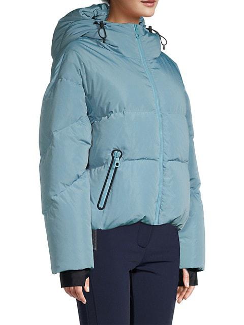 Meribel Hooded Shell Down Puffer Ski Jacket商品第4张图片规格展示