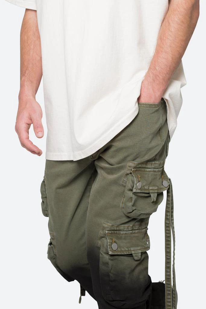B569 Cargo Flare Denim - Olive/Black 商品