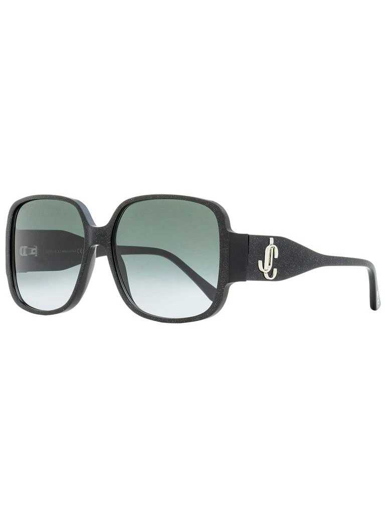 商品Jimmy Choo|Jimmy Choo Women's Square Sunglasses Tara/S DXF9O Black/Silver/Glitter 59mm,价格¥743,第1张图片