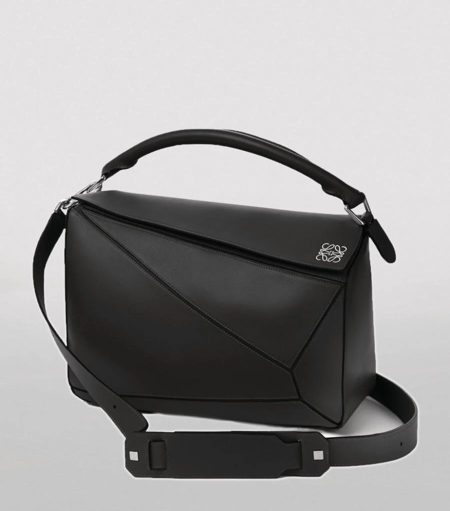 商品Loewe|Leather Puzzle Top-Handle Bag,价格¥2852,第3张图片详细描述