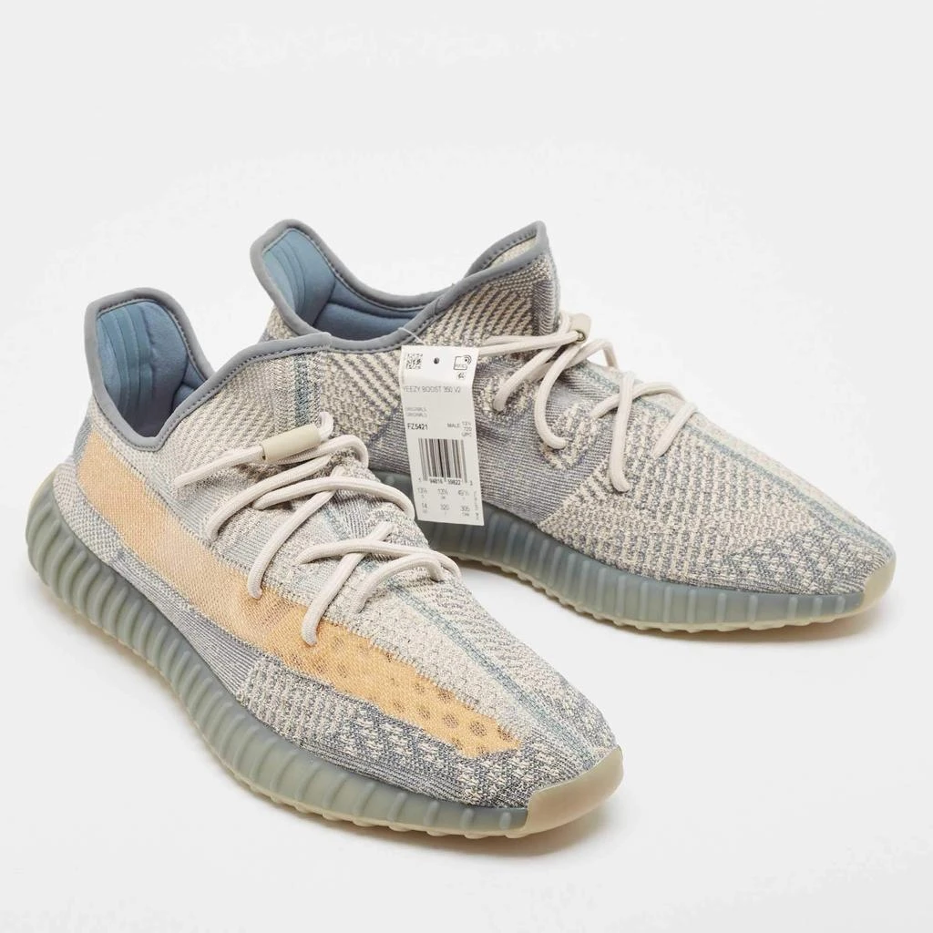 商品YEEZY|Yeezy x Adidas Grey/Beige Knit Fabric Boost 350 V2 Israfil Sneakers Size 49 1/3,价格¥1518,第4张图片详细描述