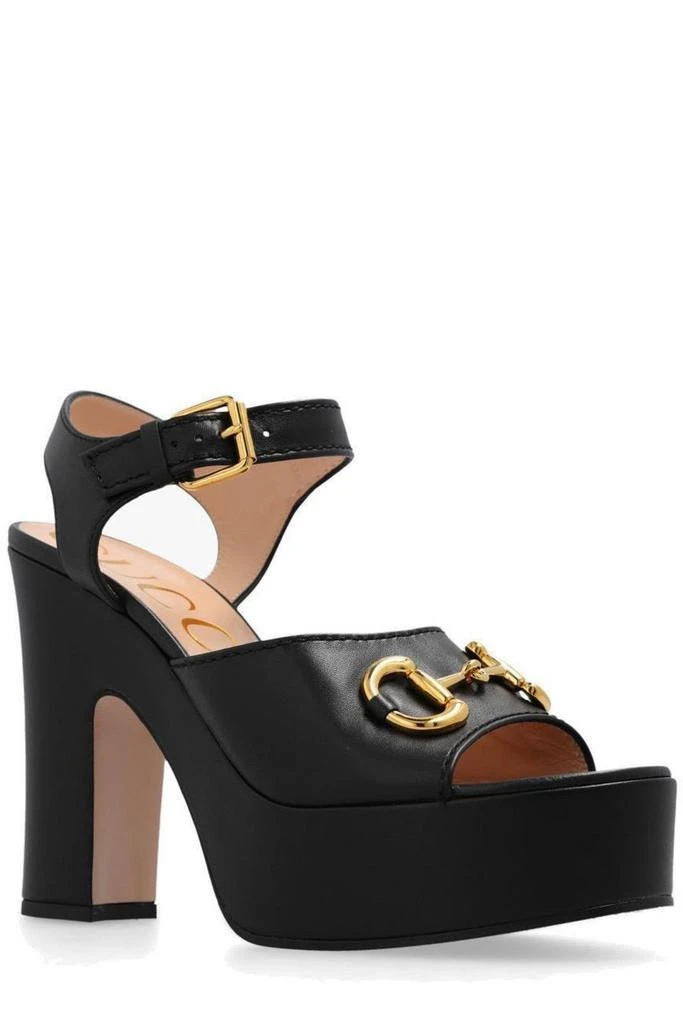 商品Gucci|Gucci Ankle-Strapped Platform Sandals,价格¥5433,第2张图片详细描述