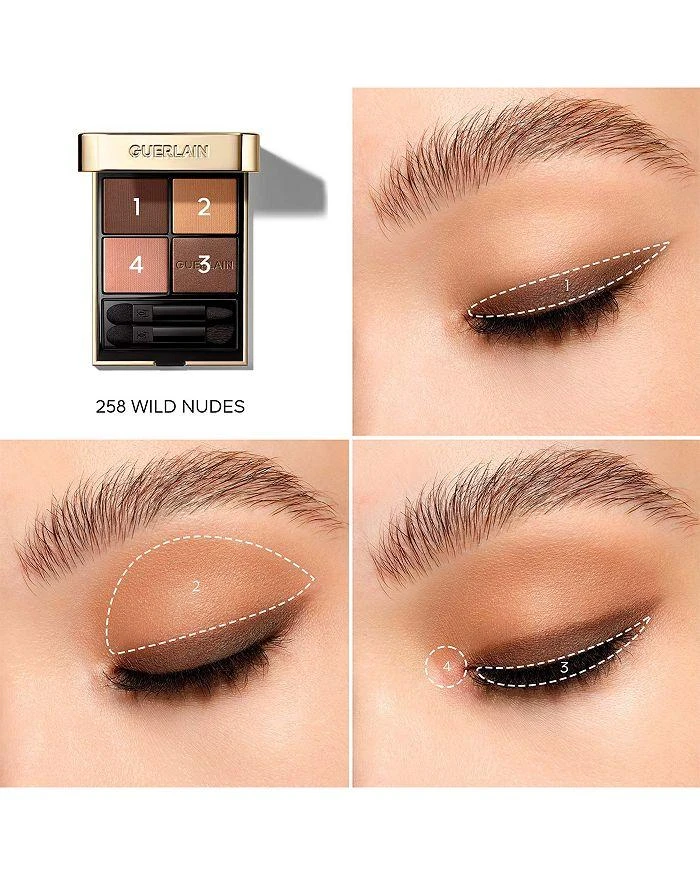 商品Guerlain|Ombres G Quad Eyeshadow Palette,价格¥633,第4张图片详细描述