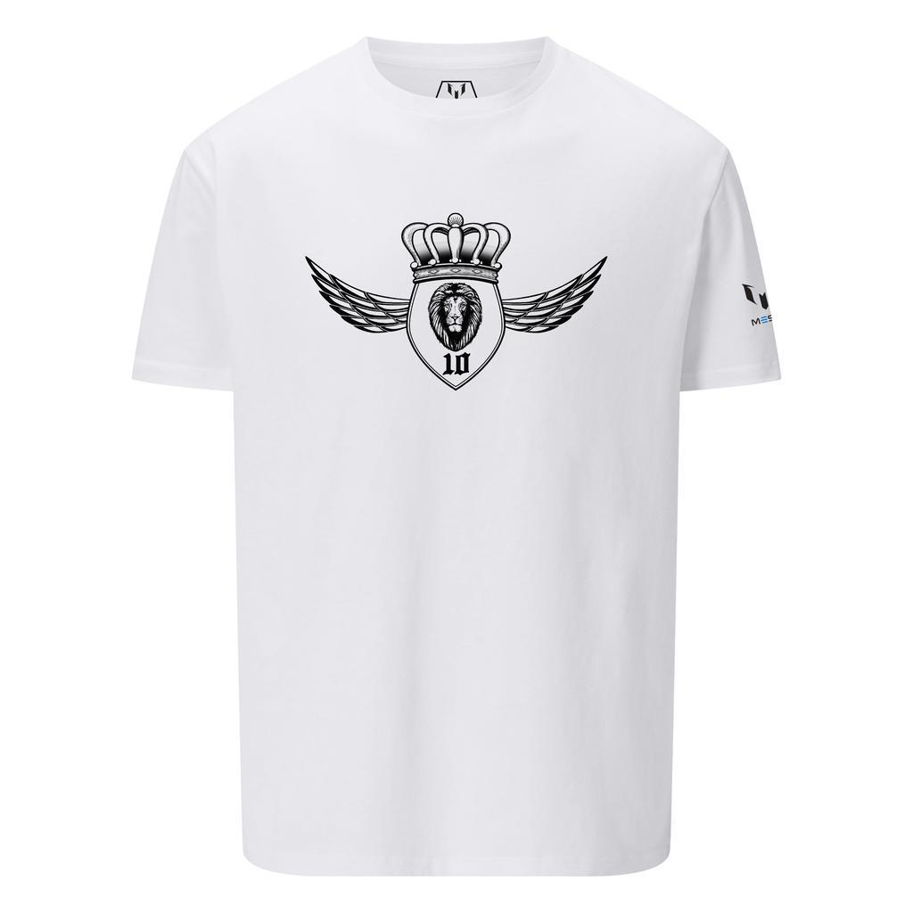 商品The Messi Store|Messi Lion Crest Wing Graphic T-Shirt,价格¥295,第1张图片