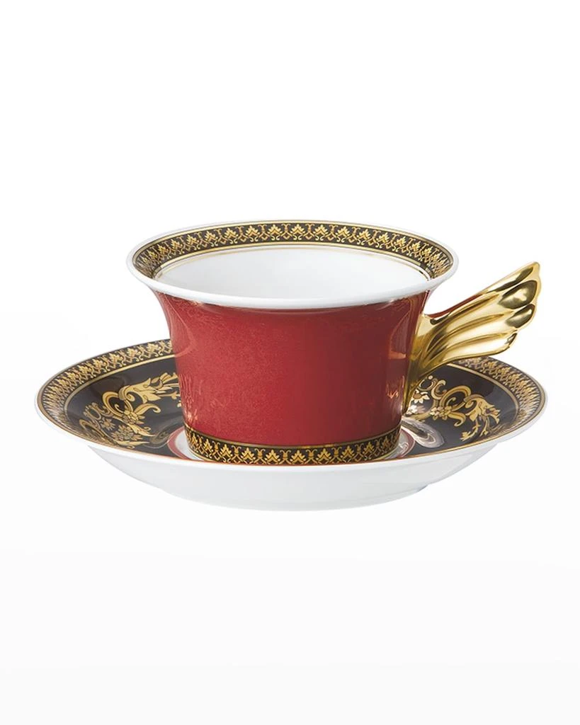商品Versace|Medusa Red Tea Cup & Saucer,价格¥3172,第1张图片