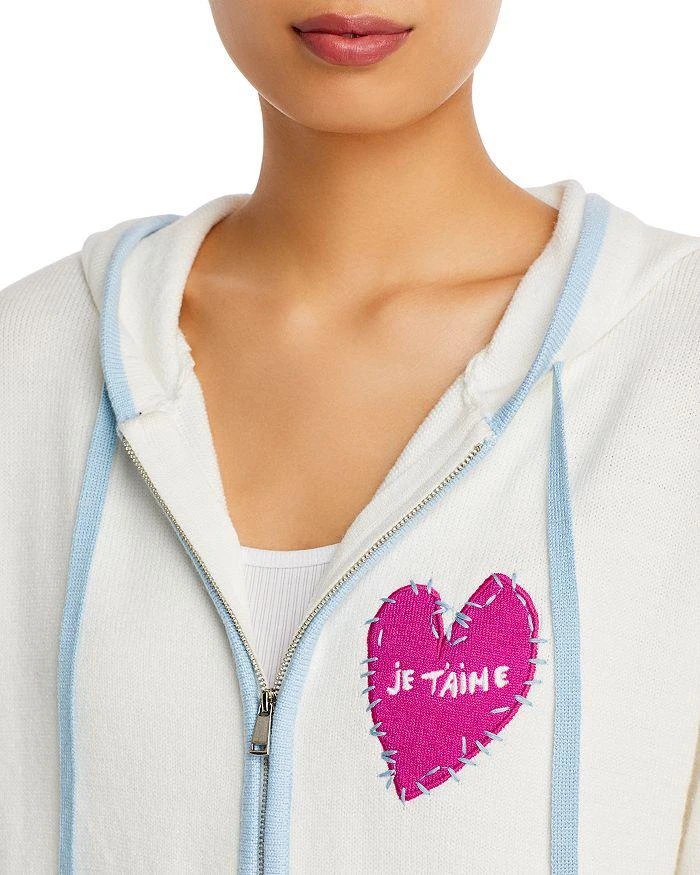 商品AQUA|Love Graphic Zip Up Hoodie - 100% Exclusive,价格¥516,第3张图片详细描述