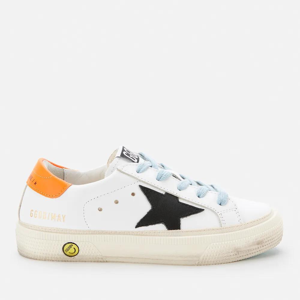 商品Golden Goose|Golden Goose Kids' Leather Upper Star And Heel Trainers,价格¥1780,第1张图片