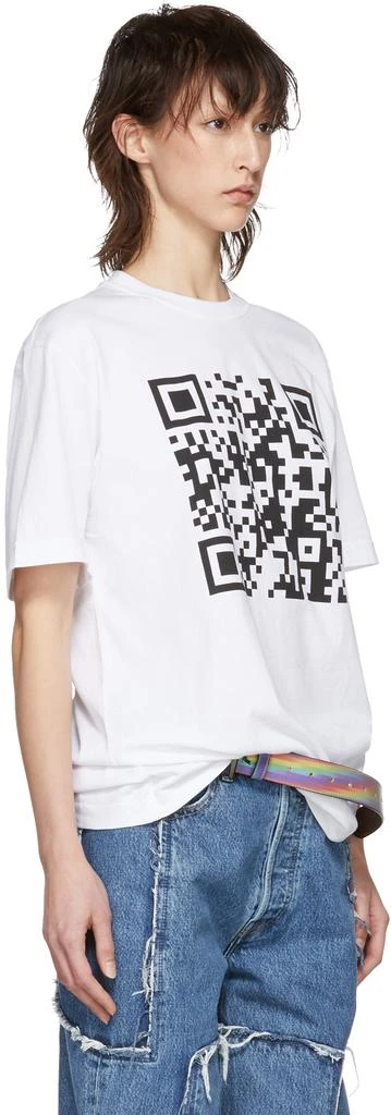 商品Vetements|White QR Code T-Shirt,价格¥1199,第2张图片详细描述