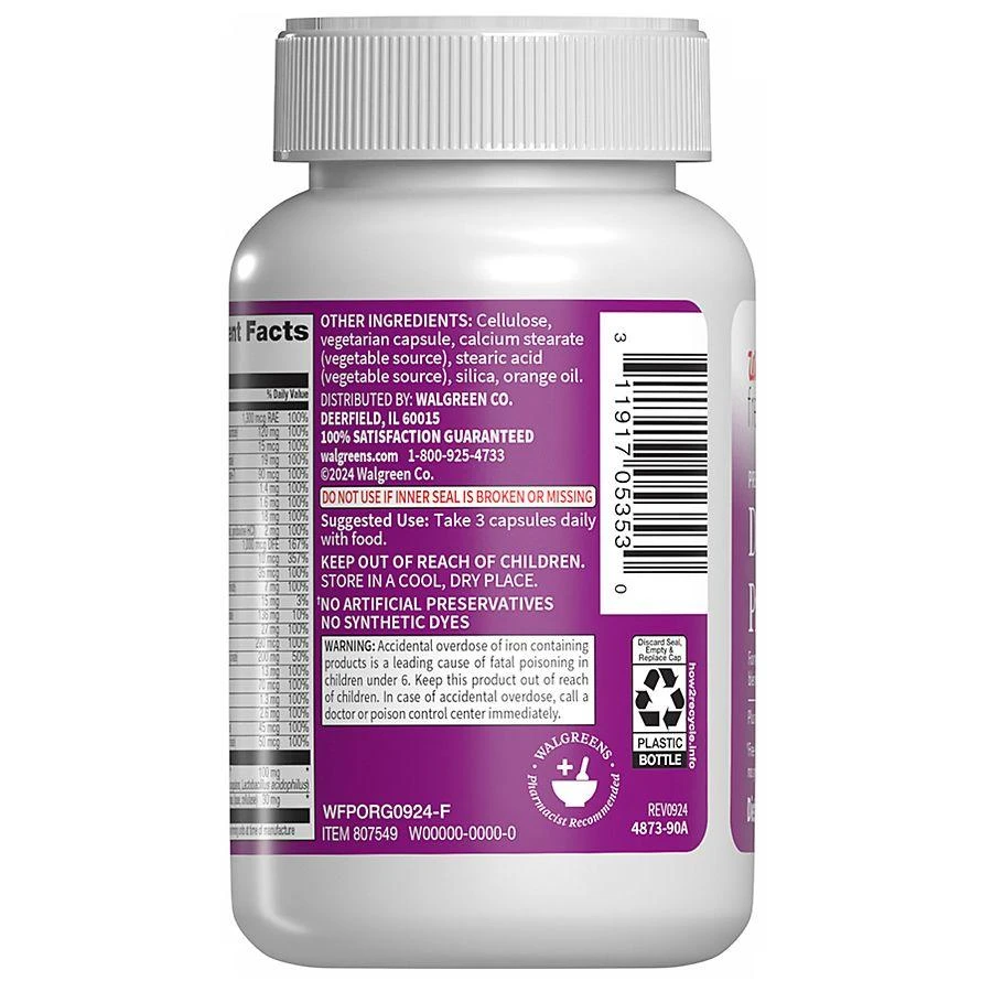 商品Walgreens Free & Pure|Prenatal 3rd Trimester Digestive Probiotic Support,价格¥122,第2张图片详细描述