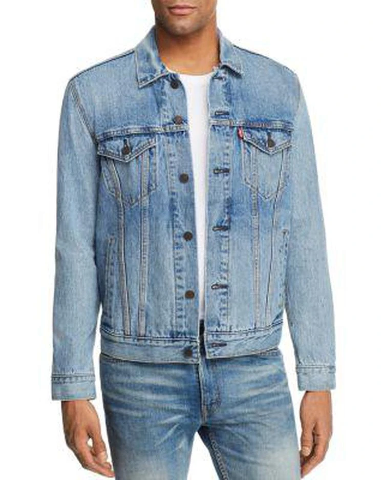 商品Levi's|Tropical Lining Denim Trucker Jacket - 100% Exclusive,价格¥304,第1张图片
