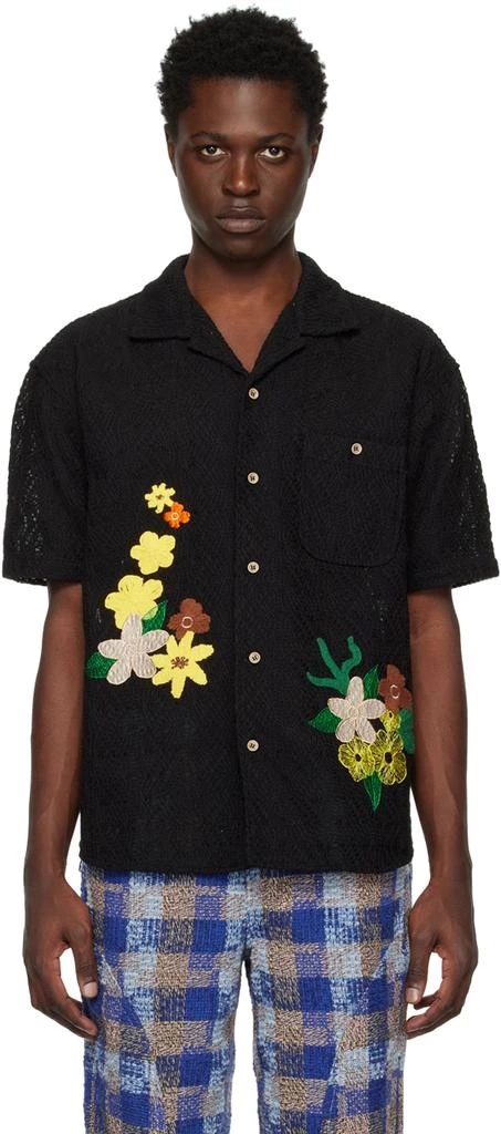 商品ANDERSSON BELL|Black Floral Shirt,价格¥3532,第1张图片