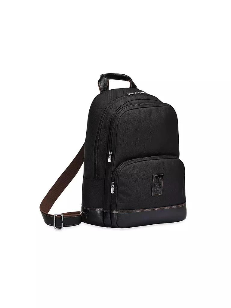 商品Longchamp|Boxford Canvas & Leather Backpack,价格¥2802,第2张图片详细描述