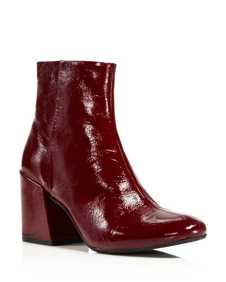 商品Kenneth Cole|Women's Randii Patent Leather Block Heel Booties,价格¥636,第1张图片