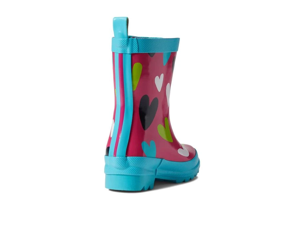 商品Hatley|Confetti Hearts Shiny Rain Boots (Toddler/Little Kid/Big Kid),价格¥417,第5张图片详细描述