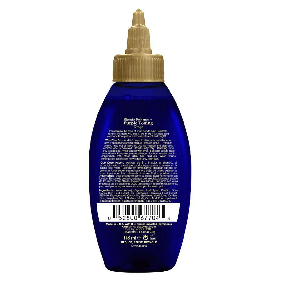 商品OGX|Blonde Purple Fig & Iris Drops,价格¥97,第2张图片详细描述