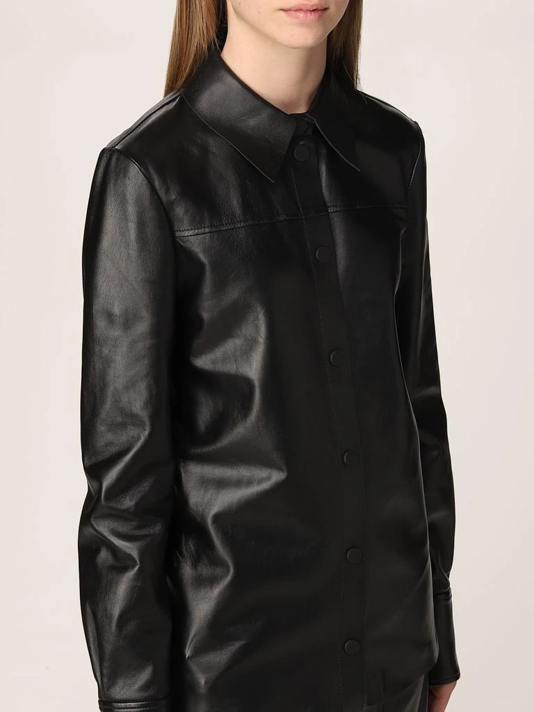 商品Max Mara|Sportmax leather shirt,价格¥3377,第5张图片详细描述