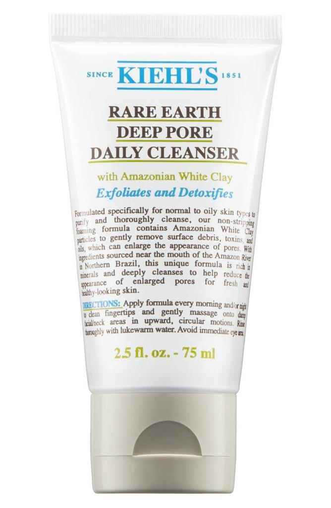 商品Kiehl's|KIEHLS Rare Earth Deep Pore Daily Cleanser 2.5 oz.,价格¥104,第1张图片