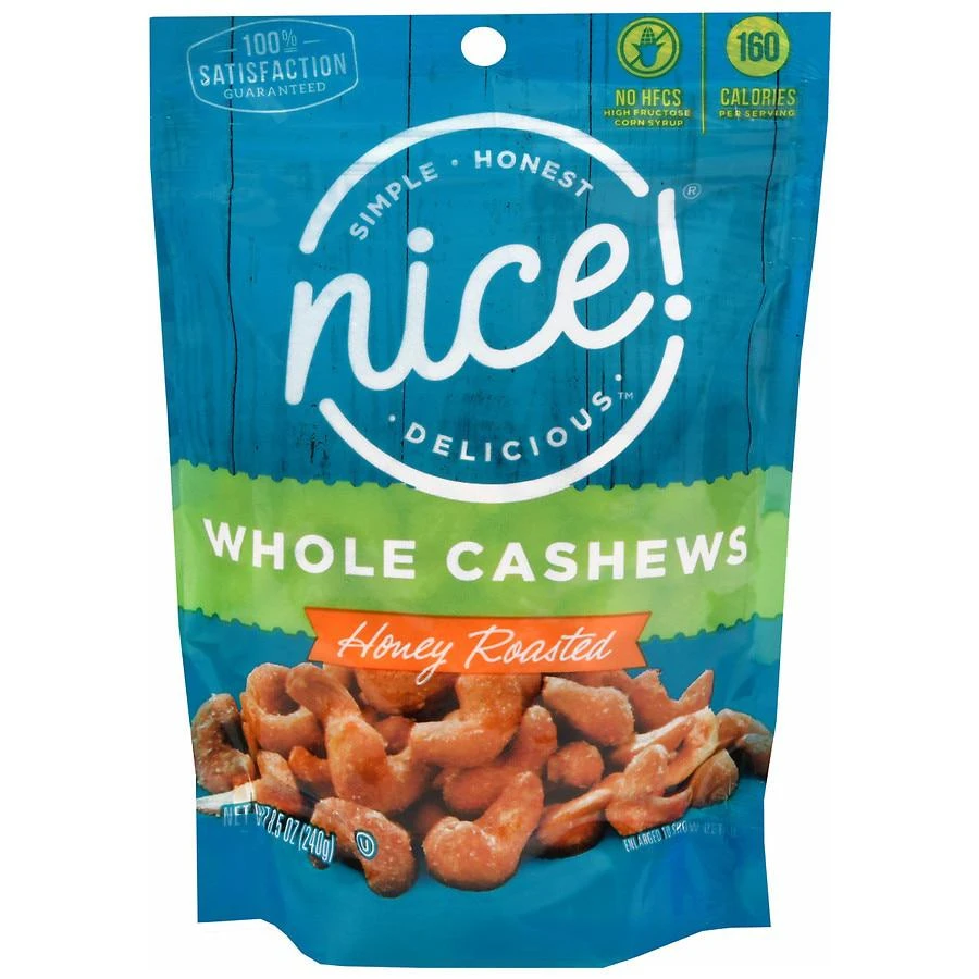 商品Nice!|Whole Cashews Honey Roasted,价格¥47,第1张图片