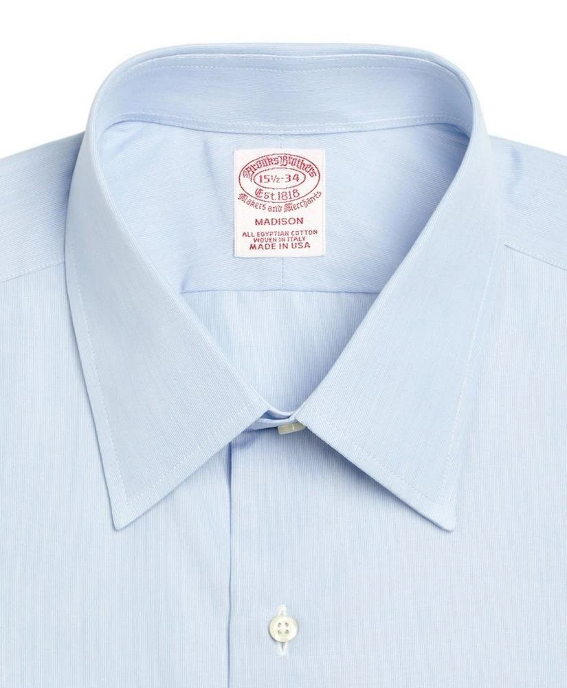 商品Brooks Brothers|Madison Relaxed-Fit Dress Shirt, Tennis Collar French Cuff,价格¥399,第2张图片详细描述