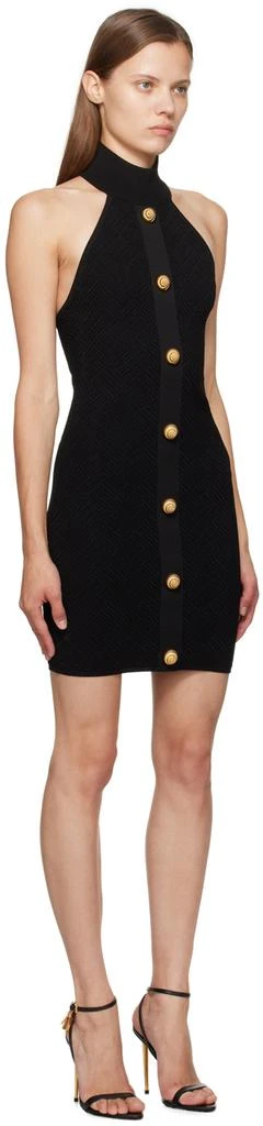 商品Balmain|黑色绕颈连衣裙,价格¥9779,第4张图片详细描述