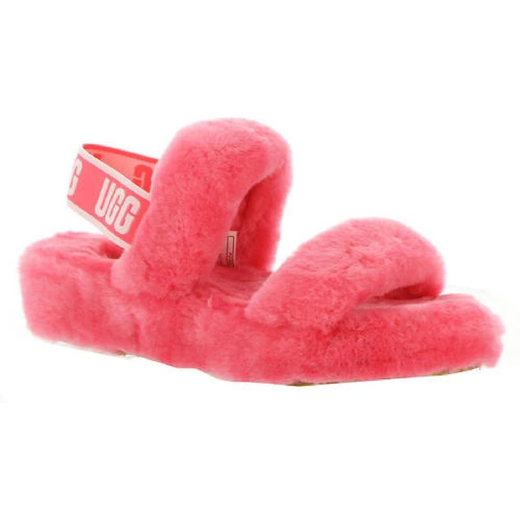 商品UGG|Ugg Womens Oh Yeah Shearling Open Toe Slip-On Slippers,价格¥340,第3张图片详细描述