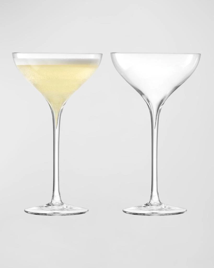 商品LSA|Savoy Champagne Saucers, Set of 2,价格¥776,第1张图片