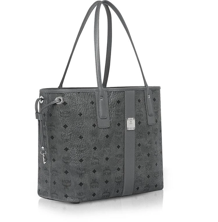 商品MCM|MCM Phantom Grey Visetos Medium Reversible Liz Shopper ,价格¥6293,第2张图片详细描述