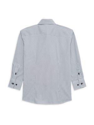 商品Elie Balleh|Little Boy’s Modern Fit Cotton Dotted Shirt,价格¥263,第2张图片详细描述