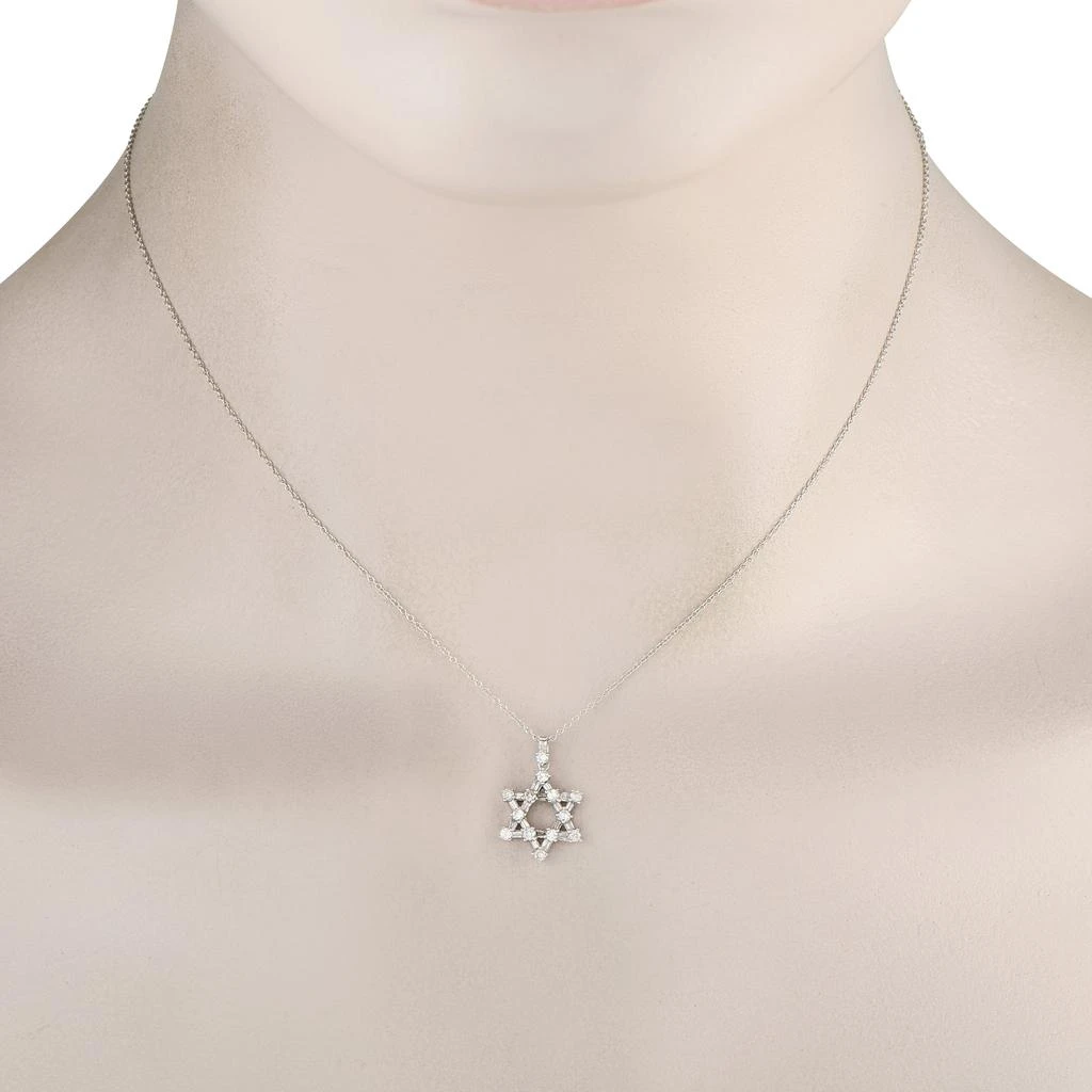 商品LB Exclusive|14K White Gold 0.50ct Diamond Pendant Necklace PN16053,价格¥5426,第2张图片详细描述