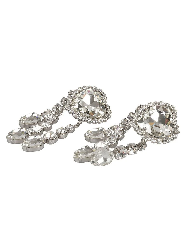 商品Alessandra Rich|Heart And Crystal Pendants Earrings,价格¥1734,第1张图片