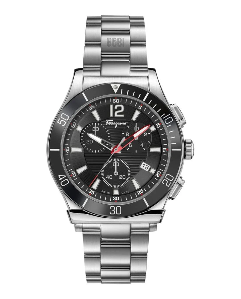 商品Salvatore Ferragamo|Ferragamo 1898 Sport Chronograph Watch,价格¥3854,第1张图片