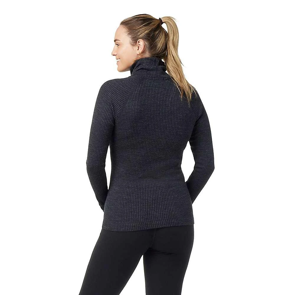 商品SmartWool|Smartwool Women's Thermal Merino Rib Turtleneck Top,价格¥989,第2张图片详细描述