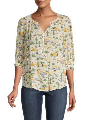 商品Democracy|Dessert-Print Top,价格¥119,第1张图片
