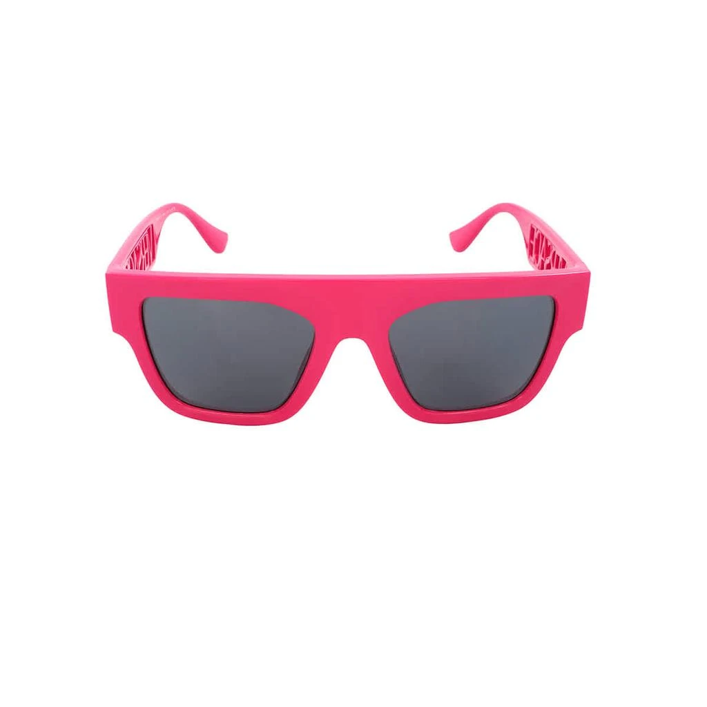 商品Versace|Dark Gray Browline Men's Sunglasses VE4430U 536787 53,价格¥732,第1张图片
