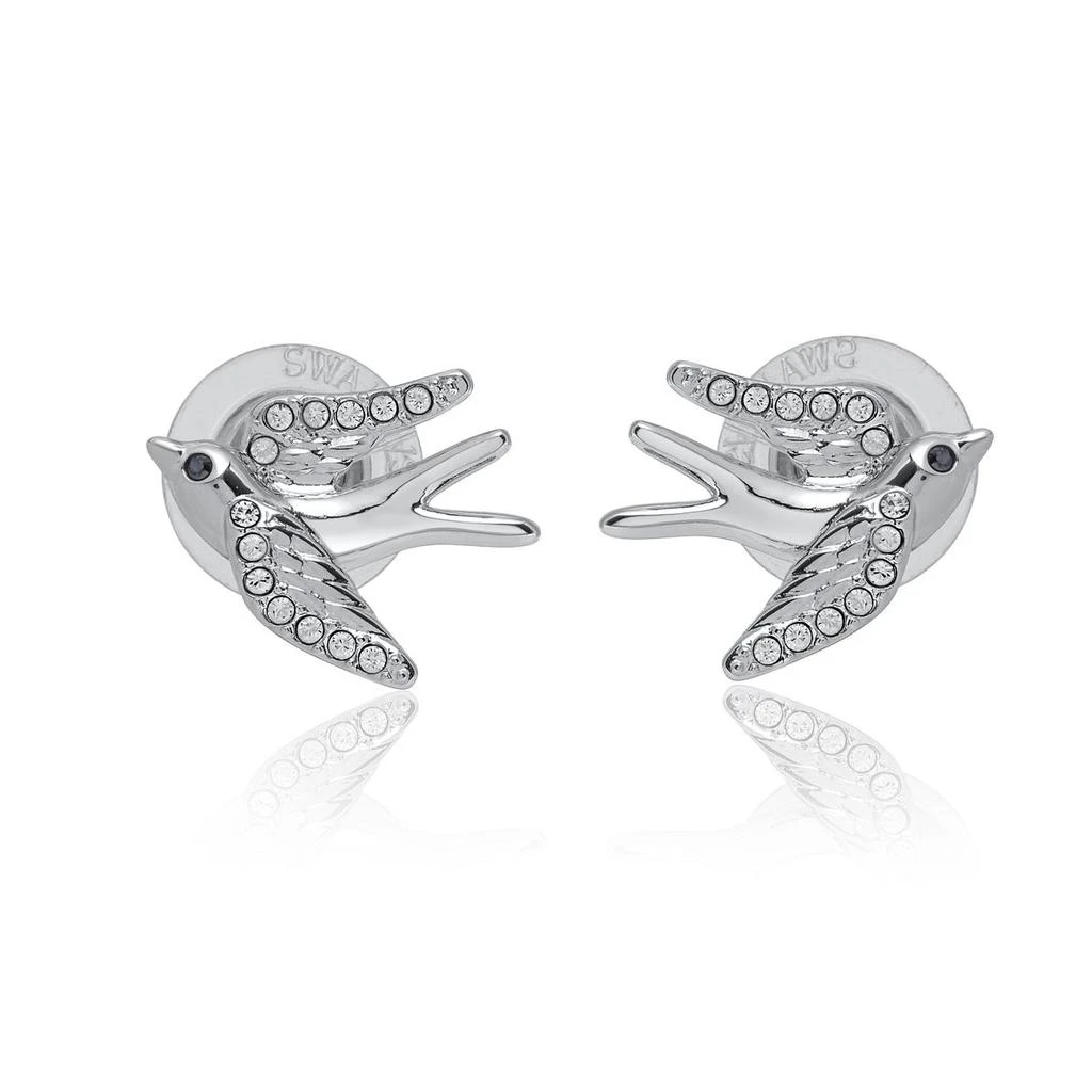 商品Swarovski|Swarovski Travel Rhodium-Plated And Crystal Stud Earrings 5530815,价格¥362,第1张图片