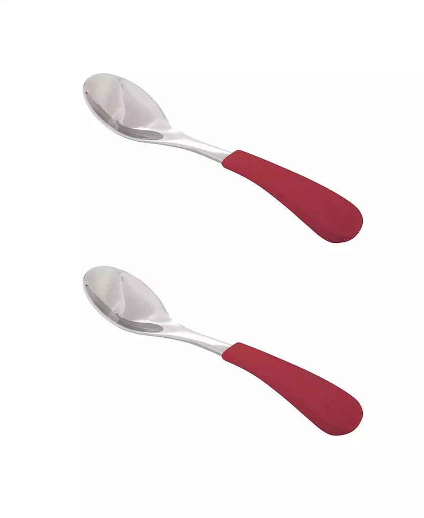 商品Avanchy|Baby Boys and Girls Stainless Steel Spoons, 2 Pack,价格¥135,第4张图片详细描述