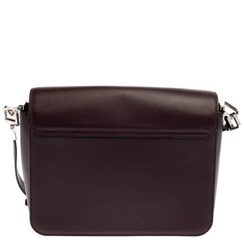 Alexander Wang Dark Plum Leather Prisma Envelope Shoulder Bag商品第4张图片规格展示