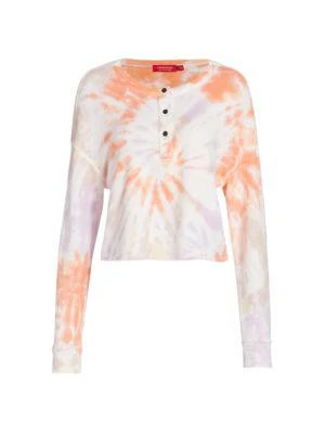 Harleen Cropped Tie-Dye Sweatshirt 商品