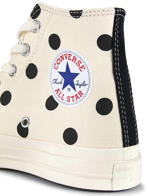 CdG PLAY x Converse Unisex Chuck Taylor All Star Polka Dot High-Top Sneakers商品第6张图片规格展示