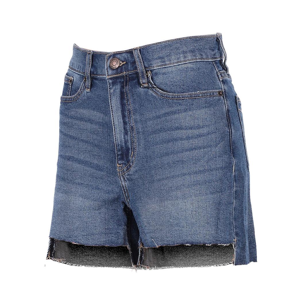 Calvin Klein Women's Hi Rise Relaxed Fit Short W/Step Hem Classic Denim 4" Inseam商品第1张图片规格展示