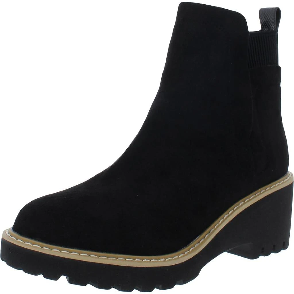商品Corkys|Corkys Womens Basic Stretch Faux Suede Ankle Boots,价格¥122,第1张图片