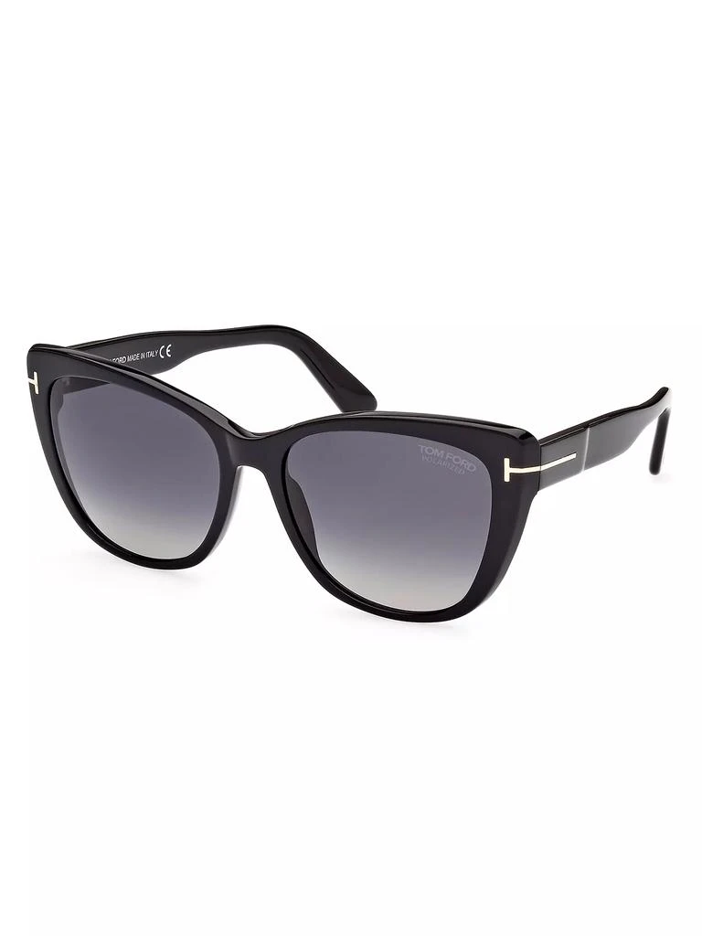 商品Tom Ford|Nora 57MM Cat Eye Sunglasses,价格¥2597,第2张图片详细描述