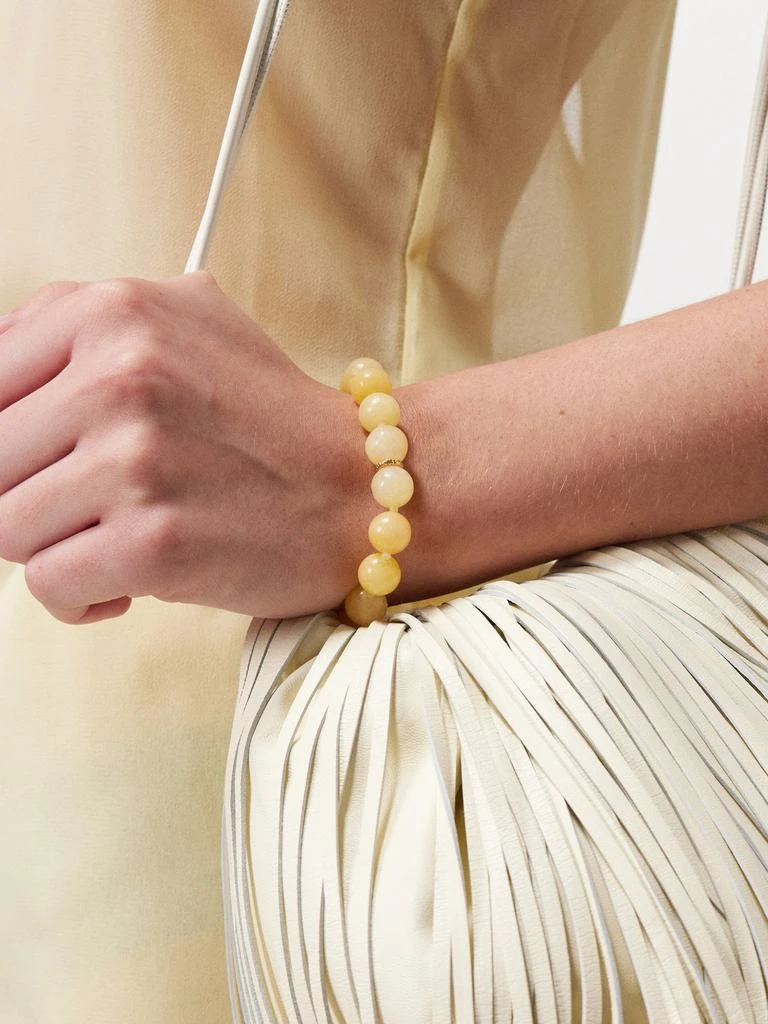 商品Anni Lu|Ball jade & 18kt gold-plated bracelet,价格¥409,第2张图片详细描述