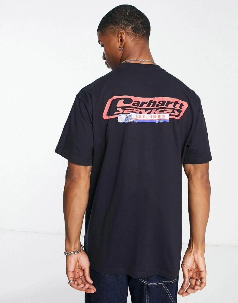 商品Carhartt WIP|Carhartt WIP freight services t-shirt in navy,价格¥496,第1张图片